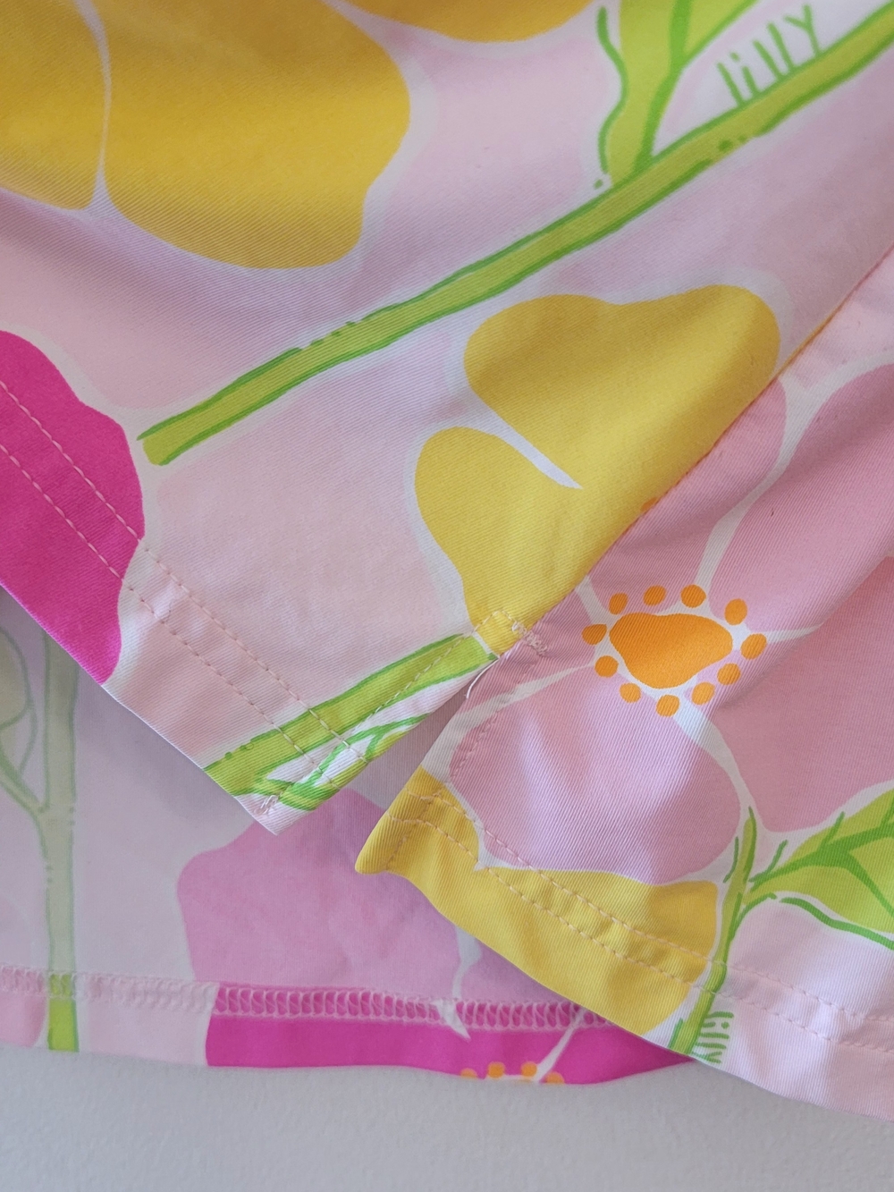 Lilly Pulitzer White Label Sweet Sally wrap swim skirt, size S rare print - Picture 4 of 8